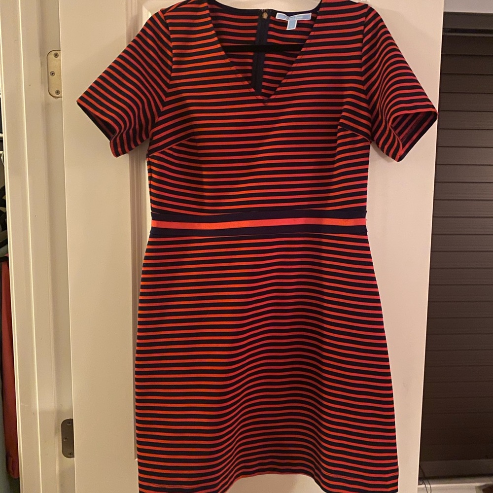 Draper James Striped Pointe Dress L